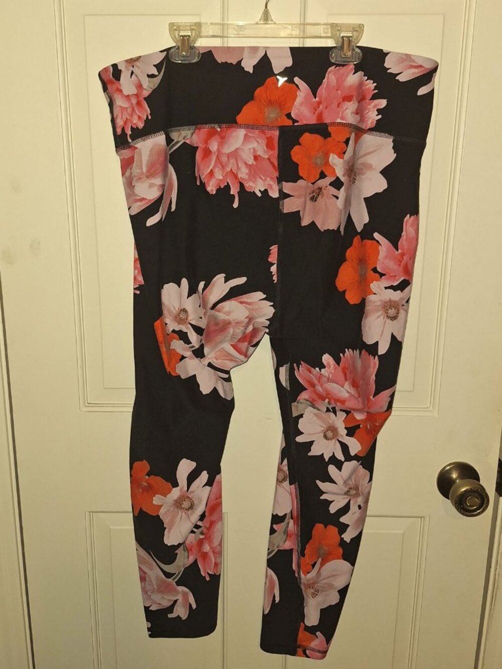 Old Navy Elevate Athletic Legging Coral Floral, Size XXL
